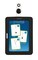 MyID Cardholder, Rubberized Black, 4" x 2.5", Clear Window, 1 count